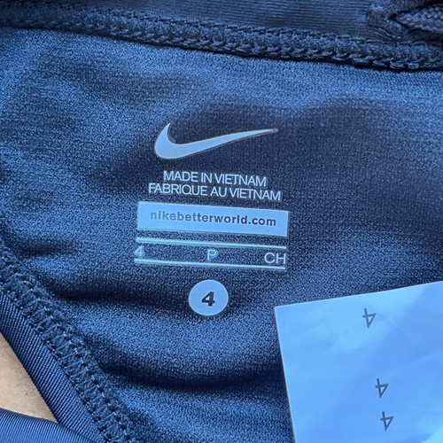 Nike Girls Black Two Piece Athletic Swimsuit Size 4. NEW - Picture 6 of 8