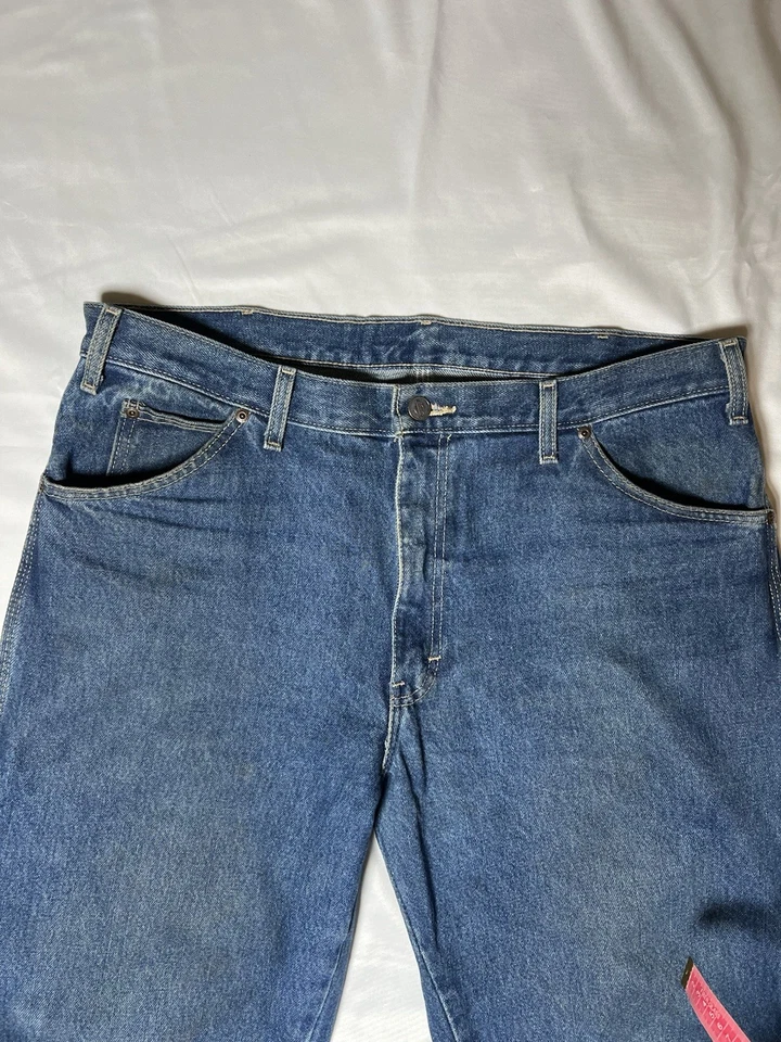 Мужские джинсы Dickies 36x30 расслабленные плотник широкие штанины джинсовая ткань универсальные петлевые карманы - Изображение 2 из 4