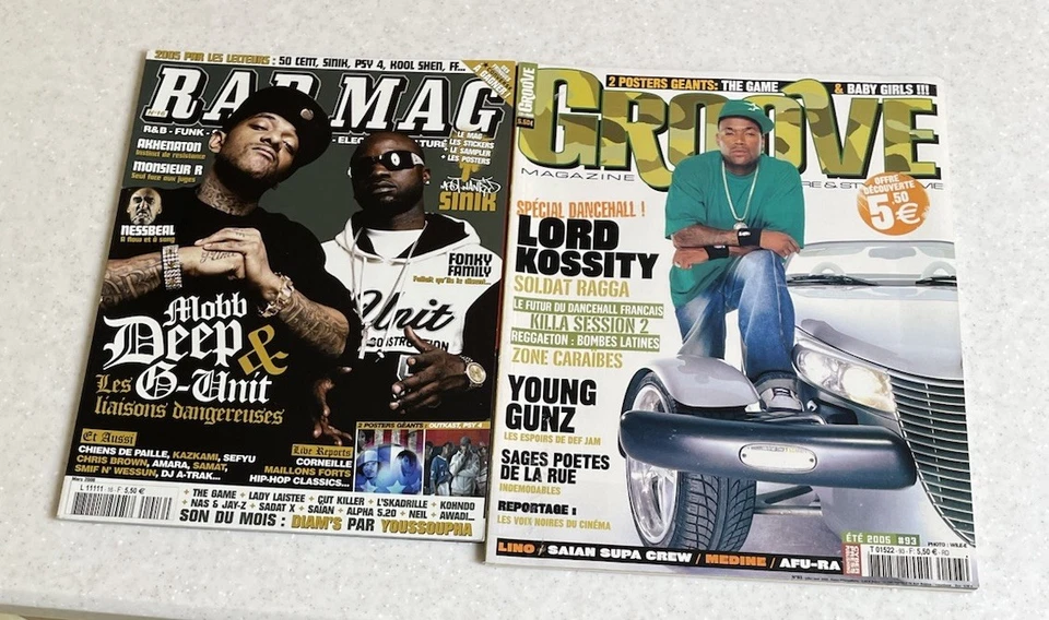 Lot Of 4 Hip Hop Groove And Rap Mag Sinik Lino Akon Akhenaton 50 Cent Amerie +++ - Image 2 of 4