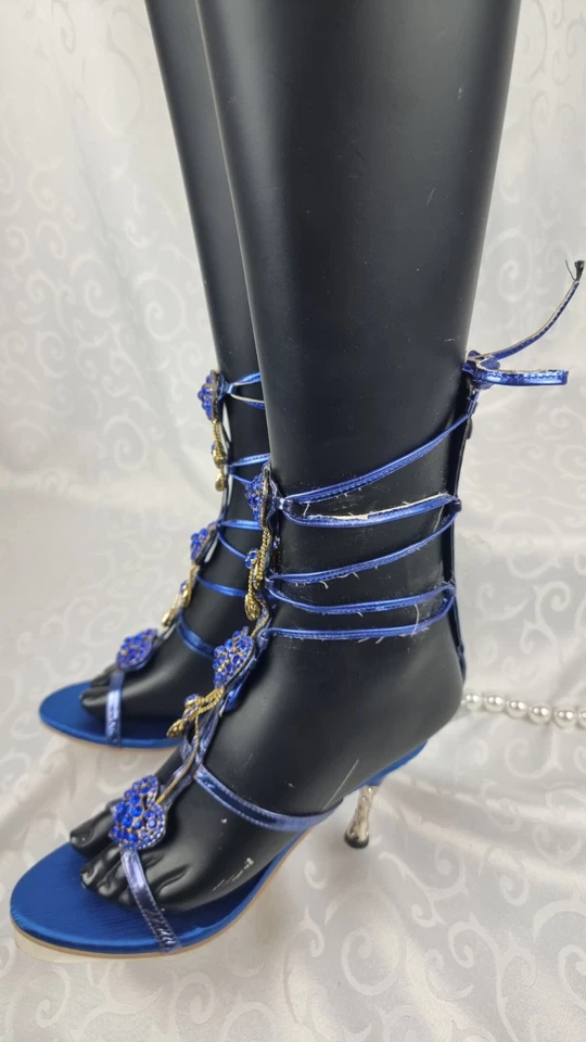 Juju&Christine Damen Sandalen Größe 38 Blau Neu Original Verpackt Art 24/154 - Bild 2 von 4