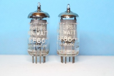 2 Philips EF86  close matched pair strong values