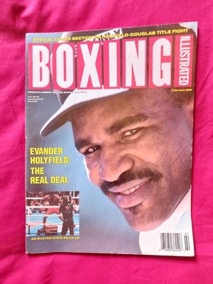 Boxing Illustrated February 1991. Evander Holyfield - Buster Douglas, Mike Tyson