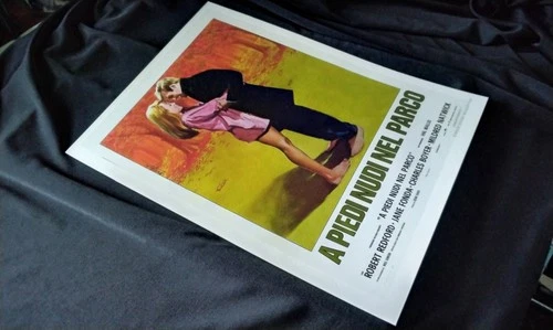 Barefoot In The Park Italian Art Movie Poster Print -9×12"- Movie Goods