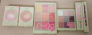 Nouveau kit de maquillage Pixi Hello Kitty 6 Pièces Chrome Palette Effets oculaires Glowy