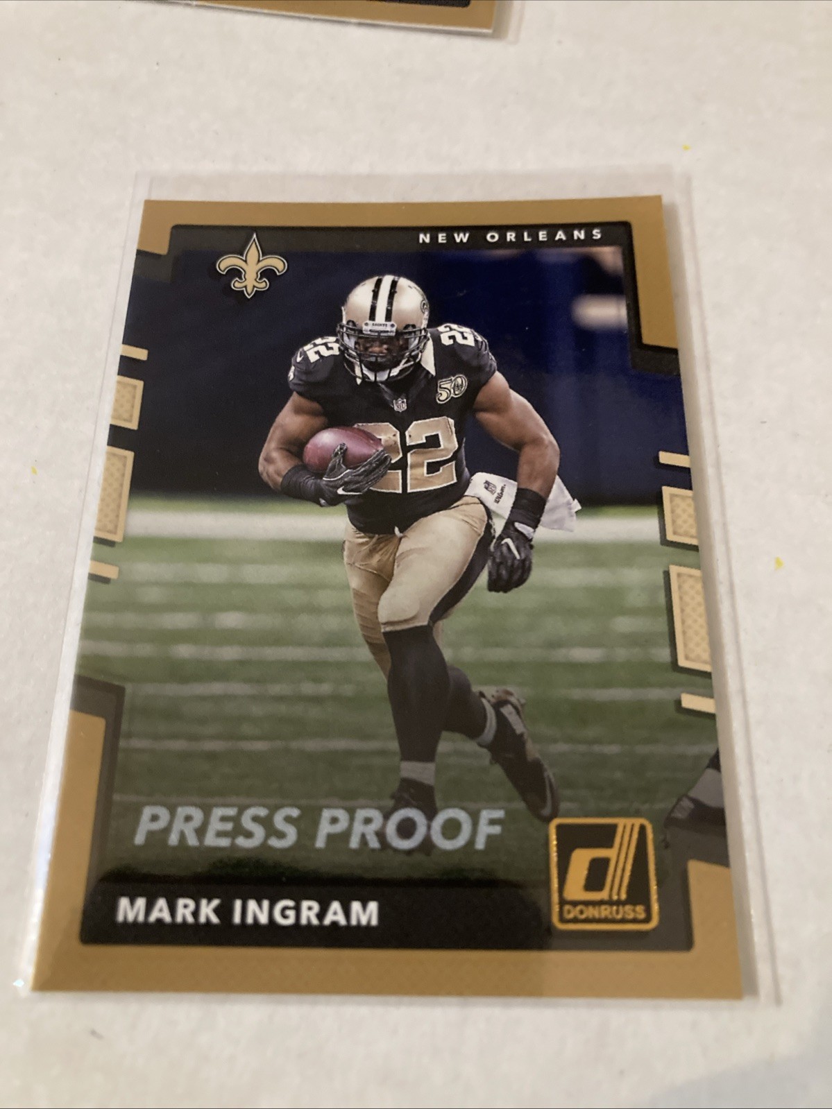 2017 Donruss Football Bronze Press Proof #80 Mark Ingram Saints