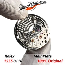 USED Used Rolex 1556 1555 8118 MainPlate Main Plate Platinum Plate DayDate Oct