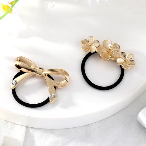 Metal Hair Tie Retro Hair Cuff Wrap Vintage Glossy Hair Rope for Women Girls HOT - Picture 6 of 31
