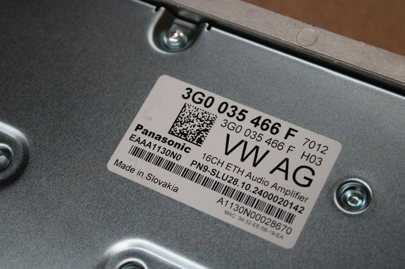 VW ID.Buzz Verstärker Ampiflier Soundsystem MIB2 Dynaudio Endstufe 3G0035466 F - Bild 4 von 4