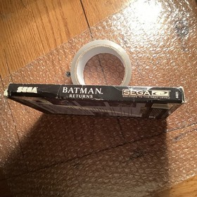 Batman Returns Sega CD 1993 CIB Complete In Box Wit Manual Poster VERY RARE