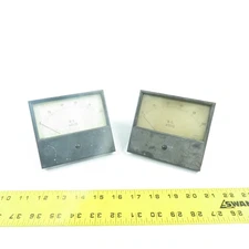 Triplett 420-GL DC Volts 0-100 Panel Meter Lot Of 2