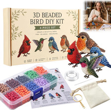 3D Beaded Animal Kit,Beaded Animal Kit,Cute Animal Beading Craft Set,Handmade Be