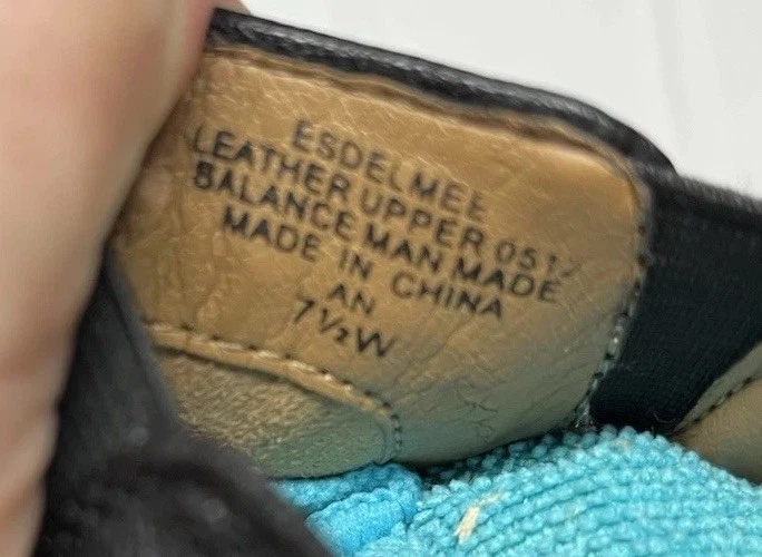 Zueco zapatos easy spirit 7,5 ancho cuero negro Foto 3 de 4