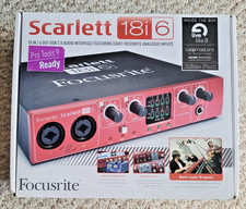 Focusrite Scarlett 18i6 Audio Interface w/ po...