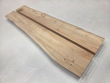 38" Set Of 2 Hard Maple Live Edge Lumber Wood Kiln Dried Board Slab