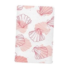 Crib Sheets - Stretchy Fitted Crib Sheets for Boys Girls, Coral Seashell