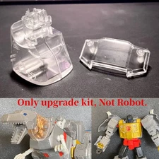 Transparent Neck Chest Cover Tooth Arm Fill Parts Upgrade Kit For SS86 Grimlock