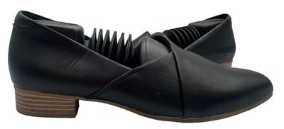 #ad #ad Clarks Women#x27;s Juliet Palm Leather Slip On Casual Loafers Black Size:7.5 139M $34.99