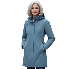 Kjelvik Damen Jacke Outdoorjacke Parka Funktionsparka wasserdicht winddicht blau