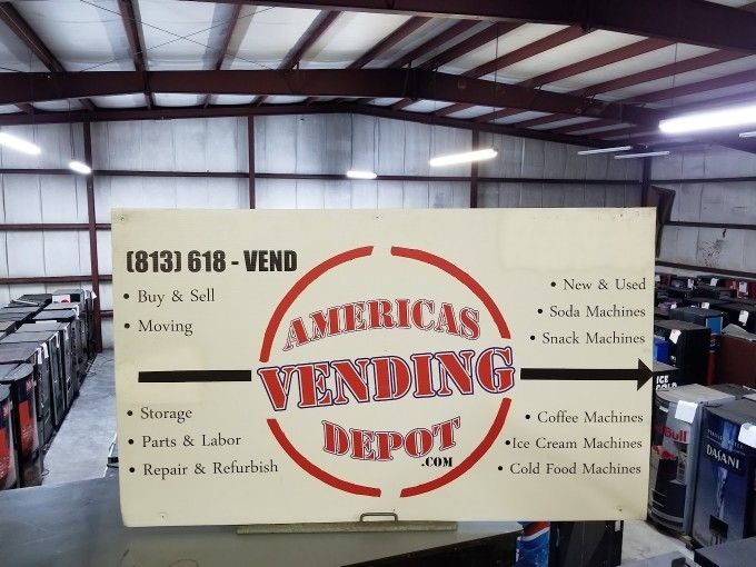 VERY RARE 7-UP MDB Vendo 721 Stacked Vendor Soda Vending Machine CANS ...