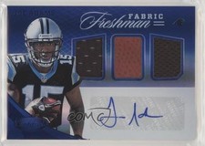 2012 Certified Freshman Fabric Mirror Blue Signatures 14/49 Joe Adams Auto 0aa