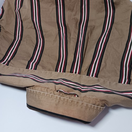 Vtg 90s Tommy Hilfiger Brown Striped Button Down Shirt Mens Sz M Crest Y2K - Picture 8 of 8