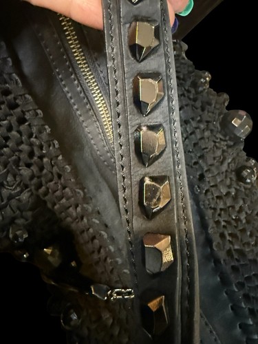 Diane Von Furstenberg Stephanie DayBag Hobo style bag With beads - Picture 2 of 4