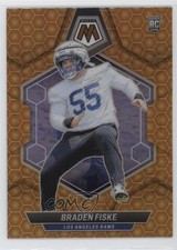 2024 Panini Mosaic Rookies Honeycomb Prizm Braden Fiske #339 18f3