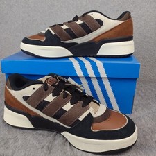 Men's ADIDAS 10 1/2 Forum2000 JS3160 Shoes Off White / Brown / Black NEW IN BOX
