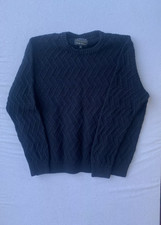 Howick Size Large 100 Cotton Knit Jumper Blue Size XXL