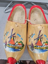 Holland vintage Dutch wooden clogs