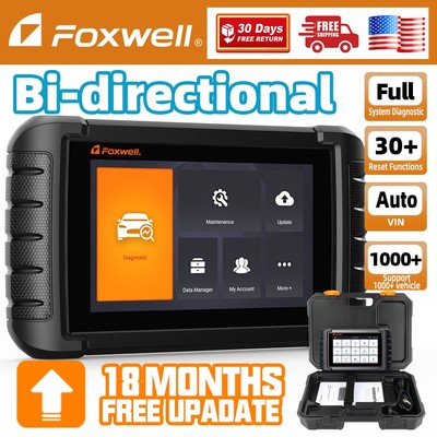 FOXWELL NT809 Car All System Bidirectional OBD2 Diagnostic Scanner Oil Reset EPB