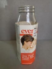  1 Vintage 1986 Evenflo Clear Plastic Nurser Bottle 8 oz   Kmart Sticker
