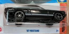 2025 Hot Wheels '67 Mustang Black Fastback Bullitt Combined Shipping NIP ✔️pics