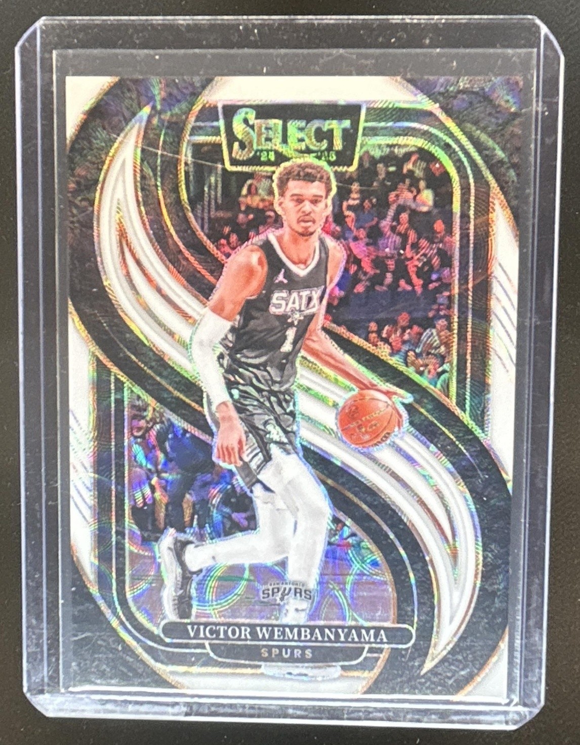 2024-25 Select Victor Wembanyama Premier White Scope Prizm #/35 Spurs