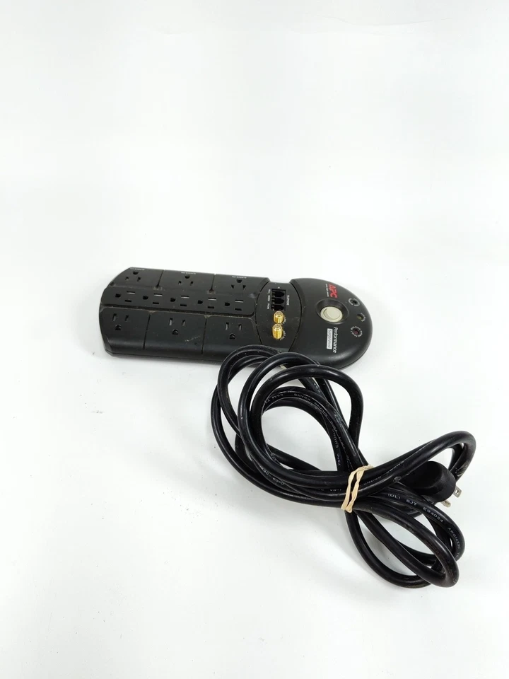 APC Performance Surge Arrest Protector 11 Outlets Phone Coax TV Cable 10 Ft Cord - Image 3 of 4
