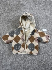Next Baby Hooded Fleece Jacket Up to 3 Months