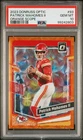 2023 Panini Donruss Optic #93 Patrick Mahomes Ii Orange Scope PSA 10 Chiefs