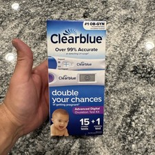 Clearblue Advanced Digital Ovulation  1 Pregnancy Test Kit 16 Tests Exp 2027