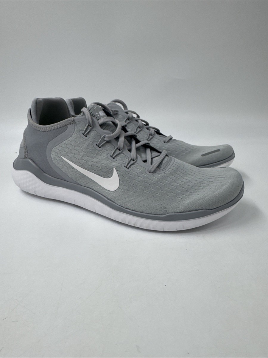 Nike Free RN 2018 Wolf Grey White Volt Running Sneakers 942836-003