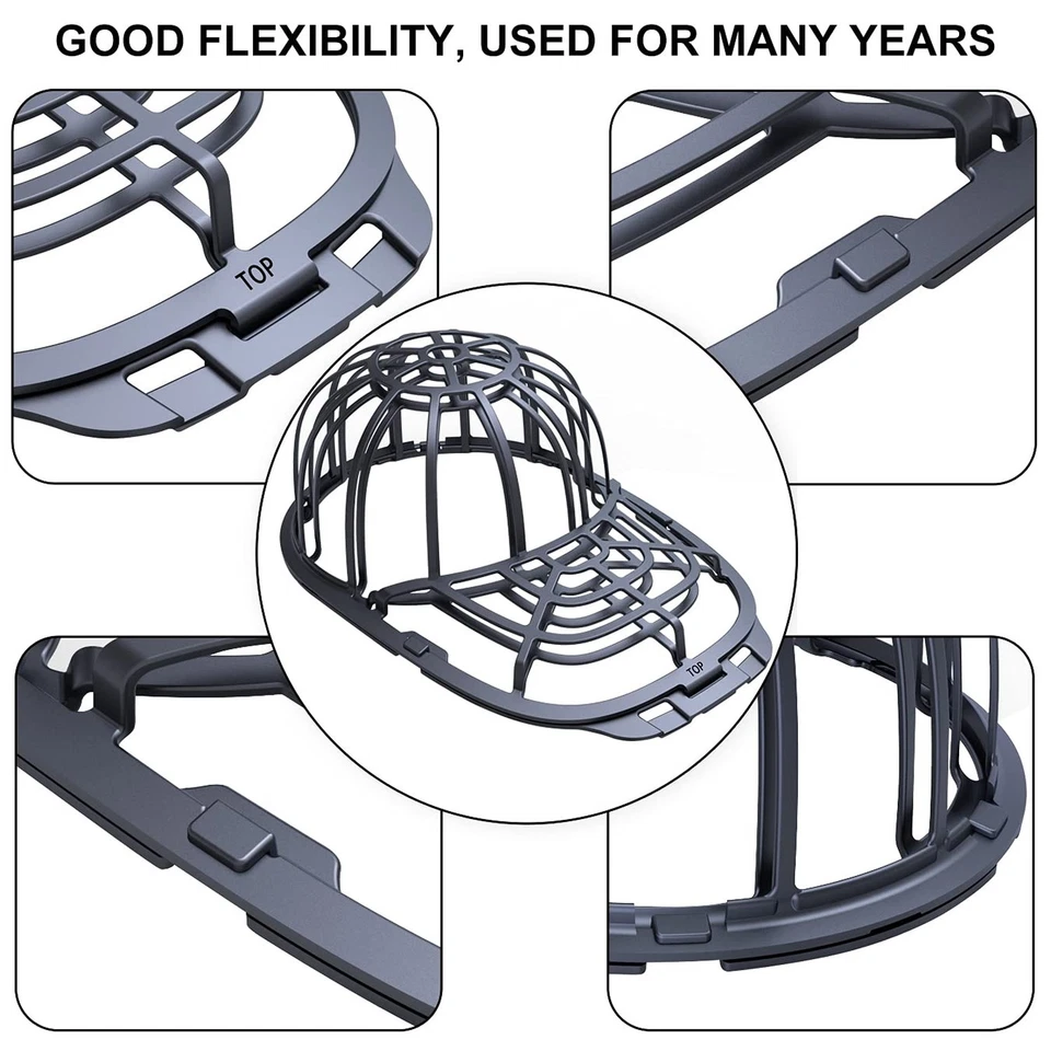 Hat Washer Cage Hat Cleaner for Baseball Caps Fit for Adults and Kids Hats (B... - Image 4 of 4
