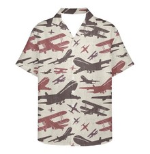 Vintage Airplanes 3D Hawaiian Shirts