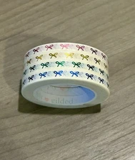 NEW Simply Gilded 5 mm Candy Color Love Bows washi tape set of 4 rolls NIP