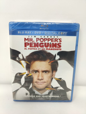 Mr. Popper's Penguins (Blu-ray / DVD / Digital Copy) - Brand New And Sealed
