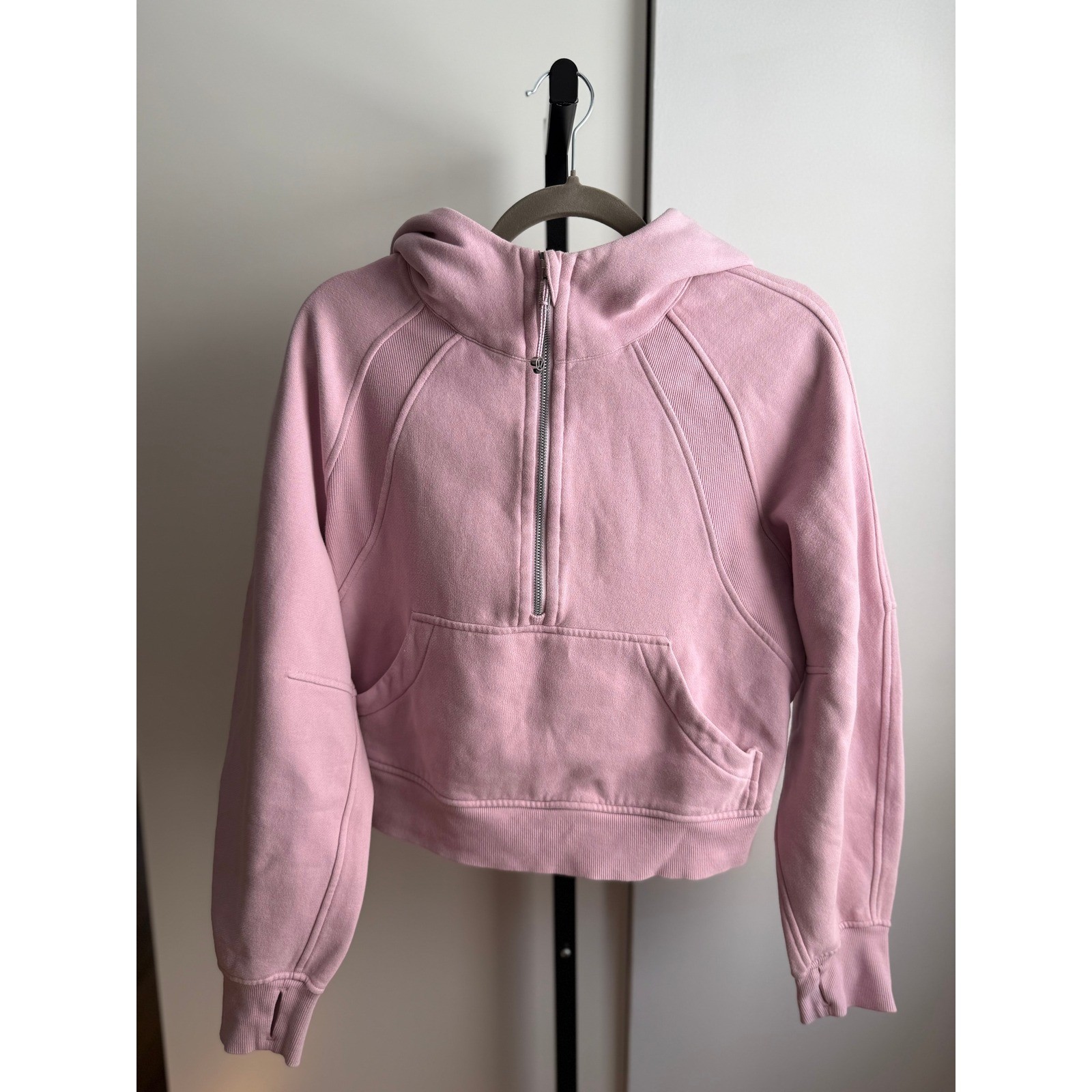 Lululemon Scuba Oversized Half-Zip Hoodie / Size XS/Small / Pink Peony