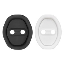 4PCS Door Latch Lock Cover,Silicone Door Latch Guard Car Decorations Protects