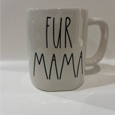 Rae Dunn Artisan Collection Ceramic Mug, Fur Mama Coffee Cup, Farmhouse