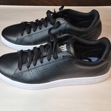 K-Swiss 05586-002-M LOW Black Lace-Up Logo Sneaker US 11 EU 44.5
