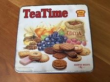 Vintage Peek Freans TeaTime Biscuit Tin 1kg