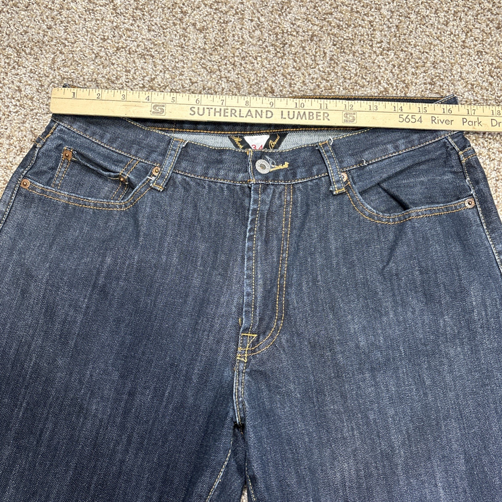 Vintage Lucky Brand Denim Jeans Men’s Size 34 100% Cotton 33x29 - View 7