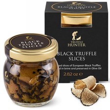 TruffleHunter - Black Truffle Slices - 01. - 2.82 ounces, black